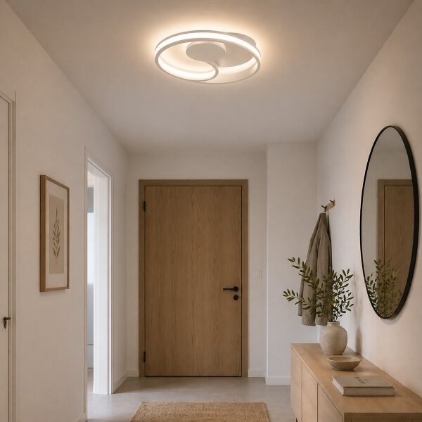 Brilliant - LED stropné svietidlo REVOLA LED/33W/230V priemer 40 cm biele