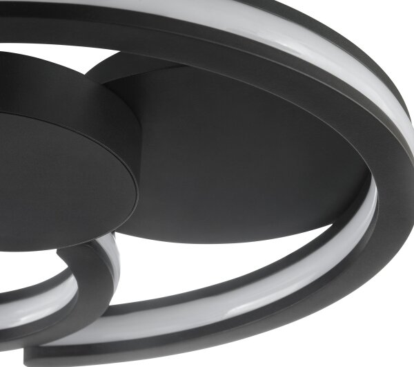 Brilliant - LED stropné svietidlo REVOLA LED/33W/230V pr. 40 cm čierne