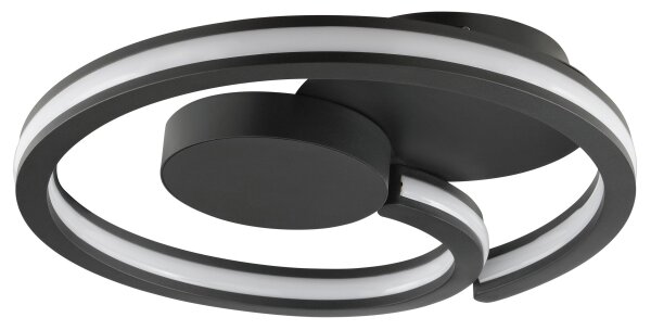 Brilliant - LED stropné svietidlo REVOLA LED/33W/230V pr. 40 cm čierne