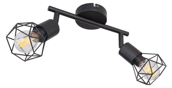 Globo - LED Bodové svietidlo XARA 2xE14/6W/230V čierna