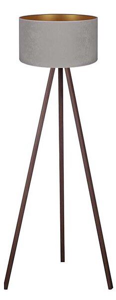 Brilagi - Stojacia lampa VELVET 1xE27/60W/230V hnedá/šedá