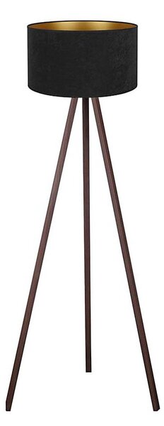 Brilagi - Stojacia lampa VELVET 1xE27/60W/230V hnedá/čierna