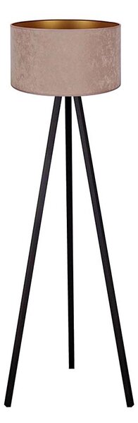Brilagi - Stojacia lampa VELVET 1xE27/60W/230V wenge/béžová