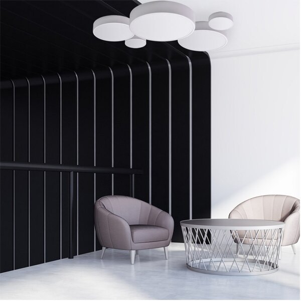 Brilagi - LED RGBW stmievateľné stropné svietidlo CLARE 2xE27/9W/230V Wi-Fi biela