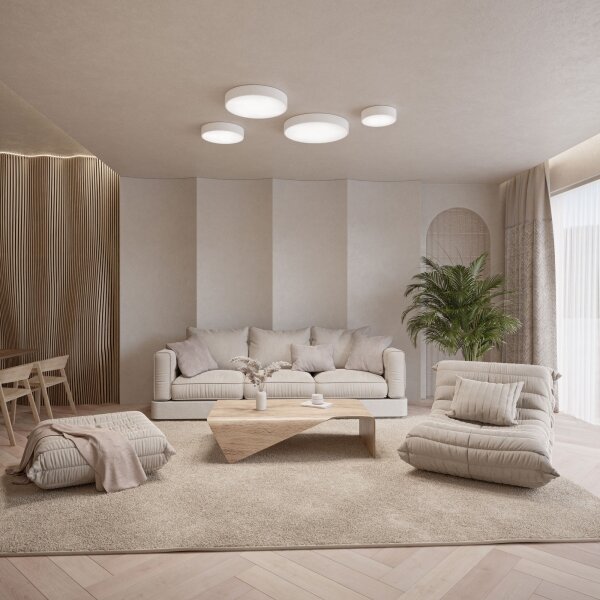 Brilagi - LED RGBW stmievateľné stropné svietidlo CLARE 5xE27/9W/230V Wi-Fi biele