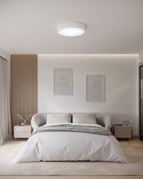 LED Stropné svietidlo CLEO LED/43W/230V 4000K pr. 40 cm biela