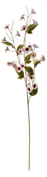 Dekorácia umelá kvetina s ružovými kvetmi - 25*6*107 cm - Clayre & Eef