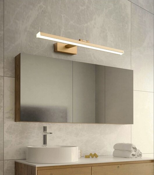 TooLight Kúpeľňové LED svietidlo APP835-1W 80 cm zlaté/neutrálna biela