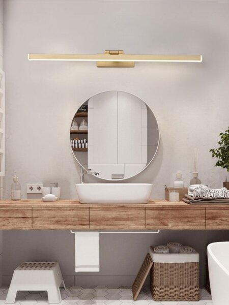 TooLight Kúpeľňové LED svietidlo APP835-1W 80 cm zlaté/neutrálna biela