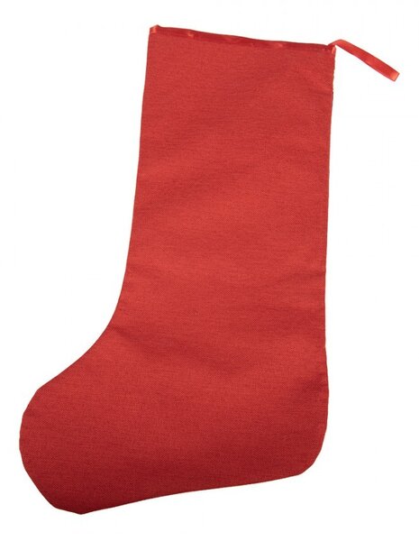 Vianočná pančucha Santa s dievčatkom L - 29*1*48 cm - Clayre & Eef