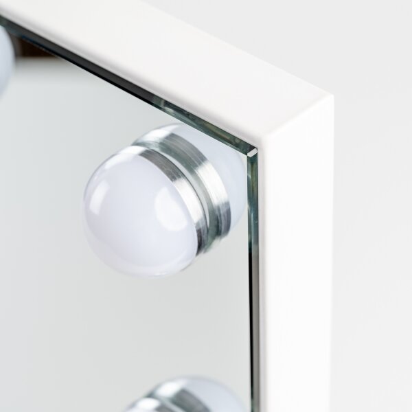 BRILAGI - LED Stmievateľné make-upové zrkadlo HOLLYWOOD LED/15W/230V 55x77 cm biela