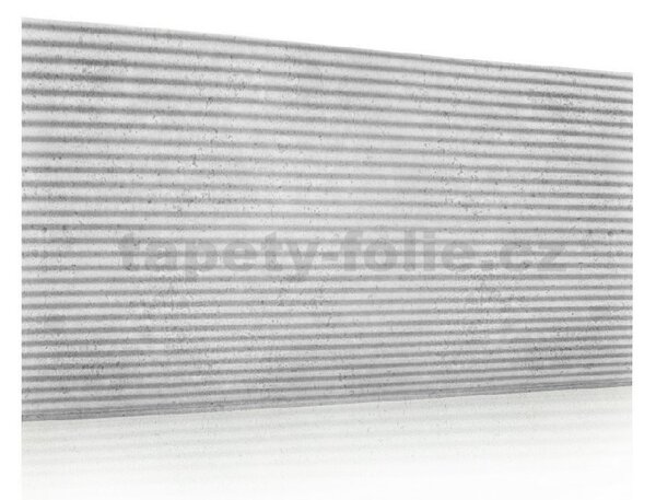 Stropné panely 3D XPS 4514, rozmer 100 cm x 50 cm, BETÓN STRIPES svetlo sivý s vlnkami , IMPOL TRADE