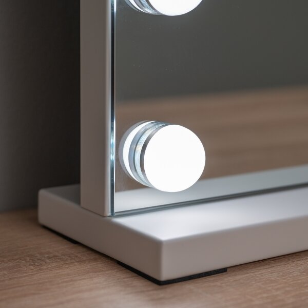 BRILAGI - LED Stmievateľné make-upové zrkadlo HOLLYWOOD LED/15W/230V 55x77 cm biela