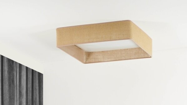 Brilagi - LED stmievateľné svietidlo VELVET SQUARE LED/24W/230V + diaľkový ovládač hnedé