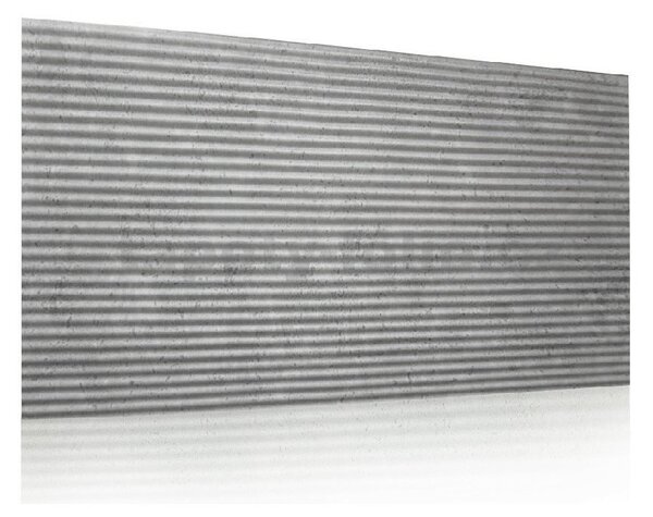 Stropné panely 3D XPS 4614, rozmer 100 cm x 50 cm, BETÓN STRIPES sivý s vlnkami , IMPOL TRADE