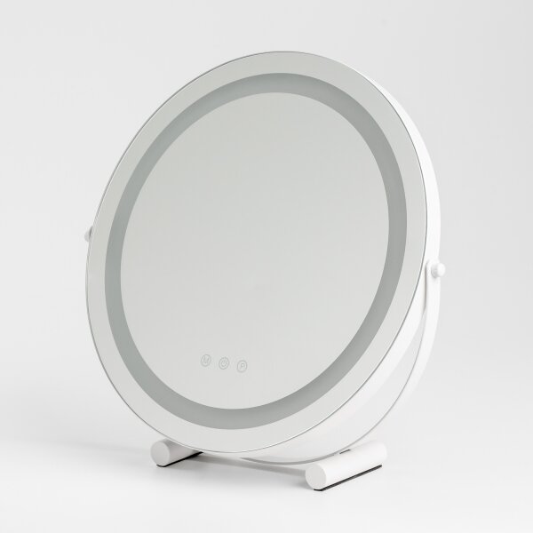 BRILAGI - LED stmievateľné make-up zrkadlo CALIFORNIA LED/17W/230V pr. 42 cm biele