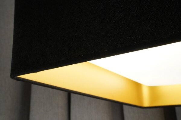Brilagi-LED Stmievateľné svietidlo VELVET SQUARE LED/36W/230V Wi-Fi Tuya+DO čierna