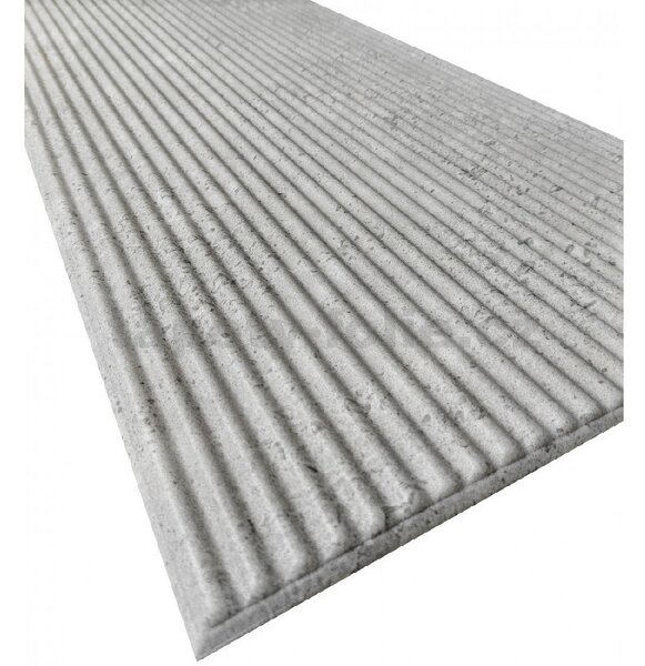 Stropné panely 3D XPS 4614, rozmer 100 cm x 50 cm, BETÓN STRIPES sivý s vlnkami , IMPOL TRADE