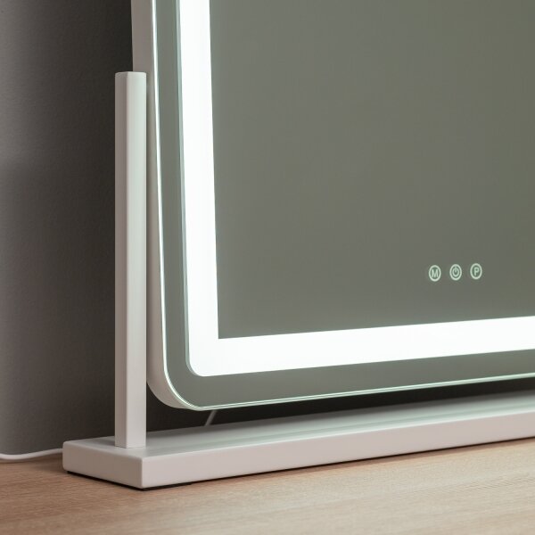 BRILAGI - LED stmievateľné make-upové zrkadlo CALIFORNIA LED/25W/230V 55x44 cm biela