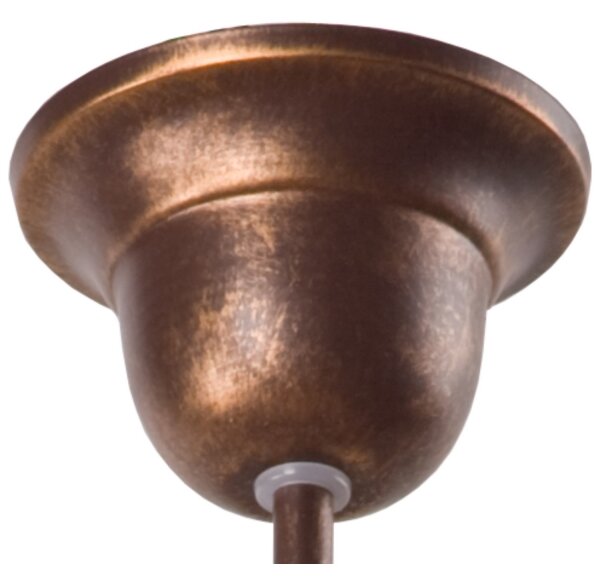 Brilagi - LED Luster na reťazi ANTICO 3xE27/60W/230V bronz patina