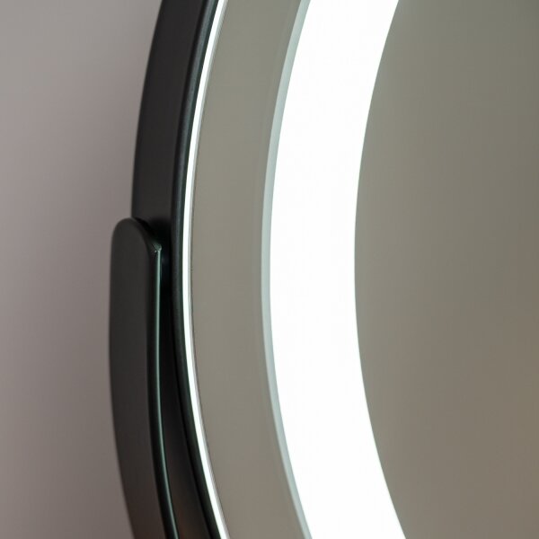 BRILAGI - LED stmievateľné make-up zrkadlo CALIFORNIA LED/14W/230V 44x40 cm čierne