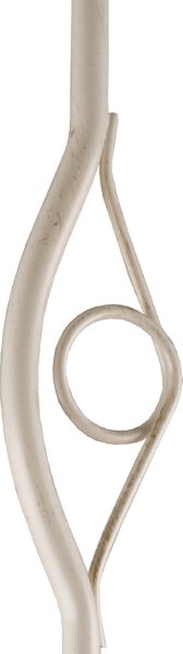 Brilagi - LED Luster na tyči ANTICO 1xE27/60W/230V biela patina