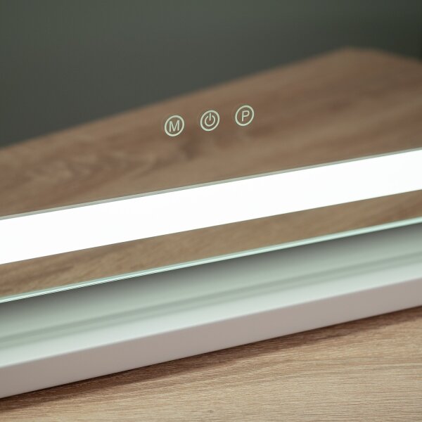 BRILAGI - LED stmievateľné make-upové zrkadlo CALIFORNIA LED/25W/230V 55x44 cm biela