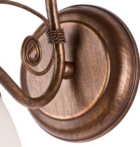 Brilagi - LED Nástenné svietidlo ANTICO 1xE27/60W/230V bronz patina