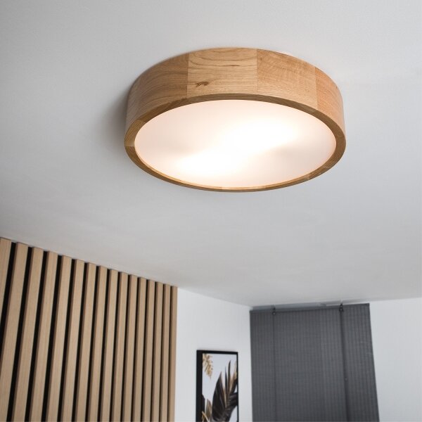 Brilagi - LED Stropné svietidlo CARVALHO 2xE27/60W/230V dub pr. 37,5 cm