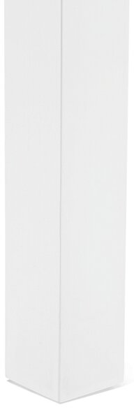Poschodová posteľ biela borovicové drevo 90 x 200 cm lamely s rebríkom detská izba