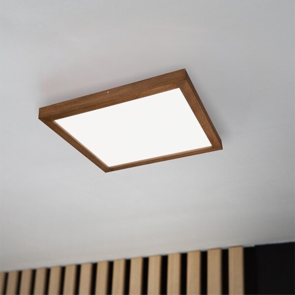 Brilagi - LED kúpeľňové svietidlo WOODY FRAME LED/40W/230V 60x60 IP44 dub čerešňa