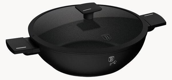 Wok's pokrievkou Matte Black Collection