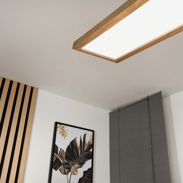 Brilagi - LED Kúpeľňové svietidlo WOODY FRAME LED/40W/230V 120x30 cm IP44 dub
