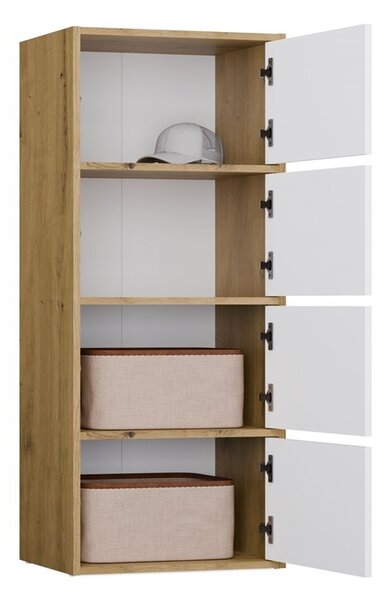 TP Living Komoda Alma 50 cm biela/dub artisan