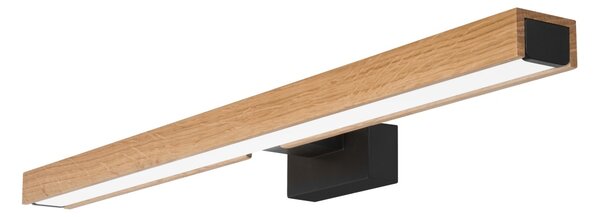 Brilagi-LED Kúpeľňové osvetlenie zrkadla WOODY MIRROR LED/12W/230V IP44 dub/čierna