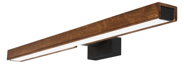 Brilagi-LED Kúpeľňové osvetlenie zrkadla WOODY MIRROR LED/12W/230V IP44 dub/čierna