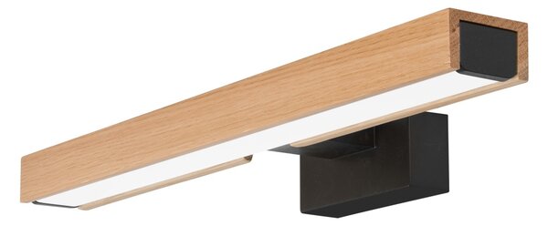 Brilagi-LED Kúpeľňové osvetlenie zrkadla WOODY MIRROR LED/8W/230V IP44 dub/čierna