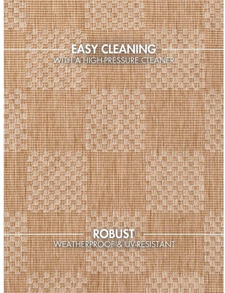 Krémový/v prírodnej farbe vnútorný a vonkajší koberec 200x300 cm Haringey Dorothy – Ted Baker