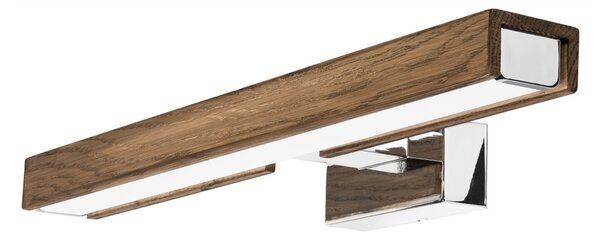 Brilagi-LED Kúpeľňové osvetlenie zrkadla WOODY MIRROR LED/8W/230V IP44 dub/chróm