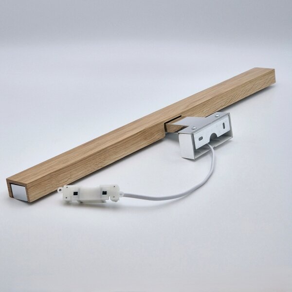 Brilagi-LED Kúpeľňové osvetlenie zrkadla WOODY MIRROR LED/12W/230V IP44 dub/chróm