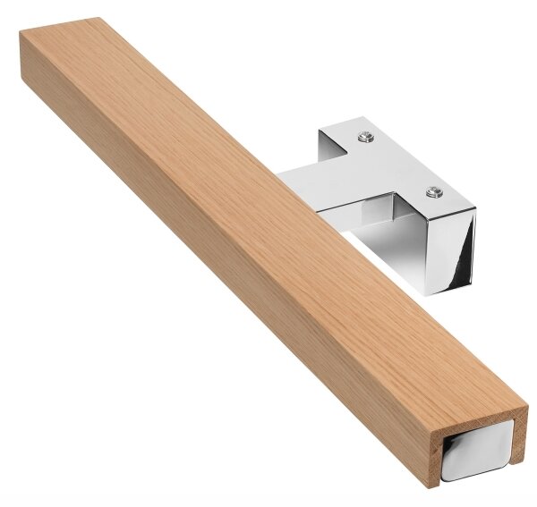 Brilagi-LED Kúpeľňové osvetlenie zrkadla WOODY MIRROR LED/8W/230V IP44 dub/chróm