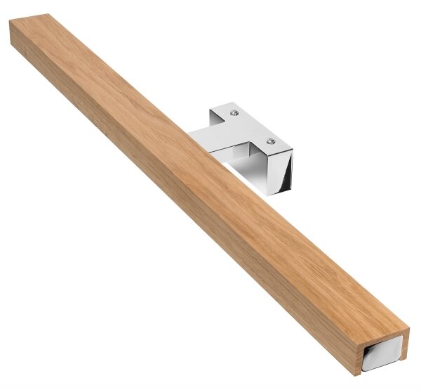 Brilagi-LED Kúpeľňové osvetlenie zrkadla WOODY MIRROR LED/12W/230V IP44 dub/chróm