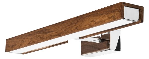 Brilagi-LED Kúpeľňové osvetlenie zrkadla WOODY MIRROR LED/8W/230V IP44 dub/chróm