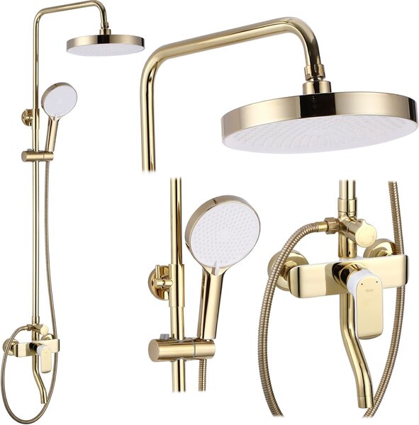 Sprchový set Rea BLOOM White / Gold
