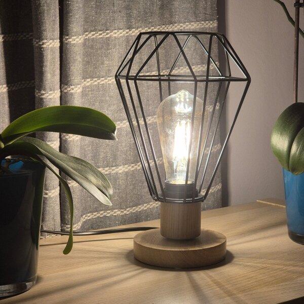 Brilagi - Stolná lampa WOODY BASKET 1xE27/60W/230V dub