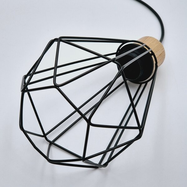 Brilagi - Luster na lanku WOODY BASKET 1xE27/60W/230V dub