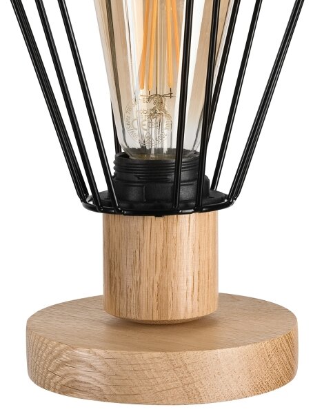 Brilagi - Stolná lampa WOODY BASKET 1xE27/60W/230V dub
