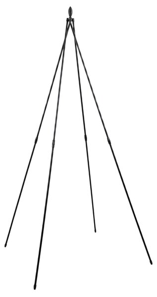 Záhradná pergola v tvare obelisku, opora pre popínavé rastliny, dekoratívny vrchol, 180 cm