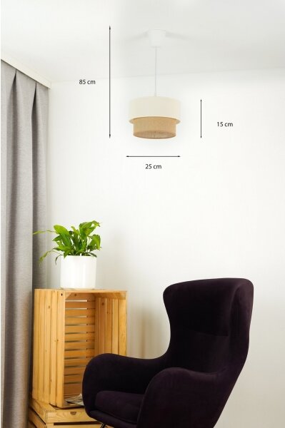 Brilagi - LED Luster na lanku BOHO STYLE 1xE27/15W/230V pr. 25 cm