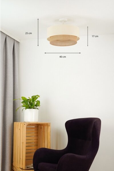 Brilagi - LED Prisadený luster BOHO STYLE 1xE27/15W/230V pr. 40 cm